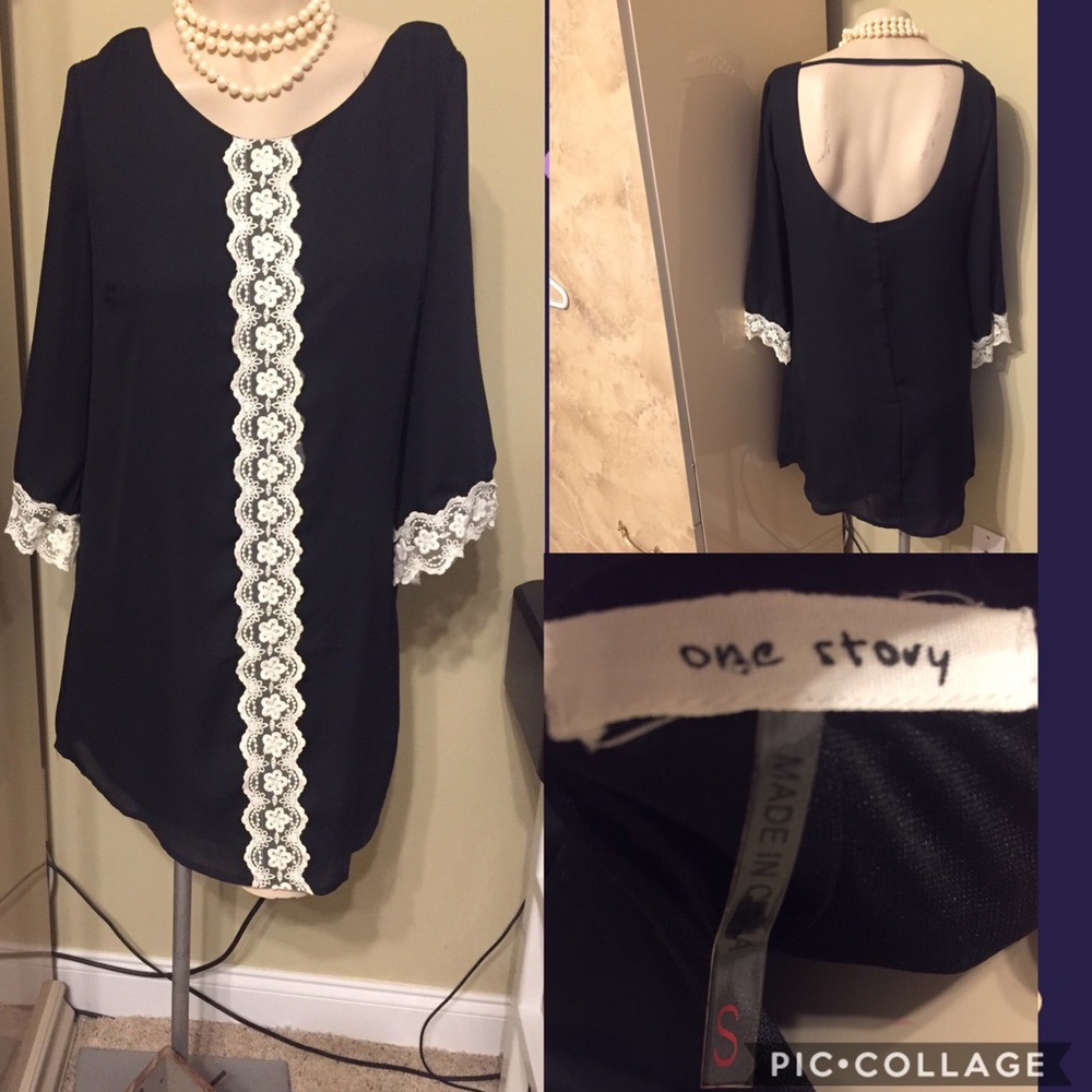 NEW W/O TAG👗ONE STORY DRESS SIZE S 👗LINED.👗